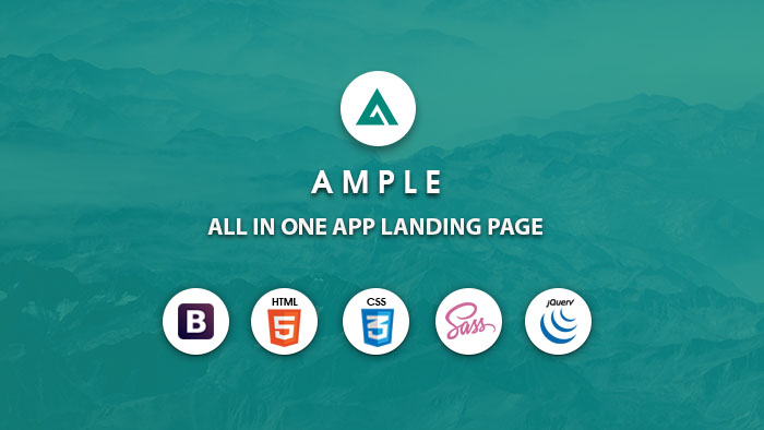 AMPLE - All In One App Landing Page - 1